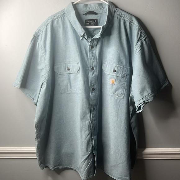 Carhartt Other - Men’s Carhartt Button Down Short Sleeve Short Size 4XL